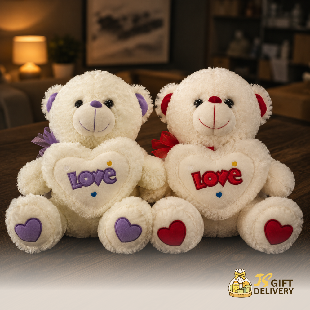 Premium Teddy Bear with Chocolates
